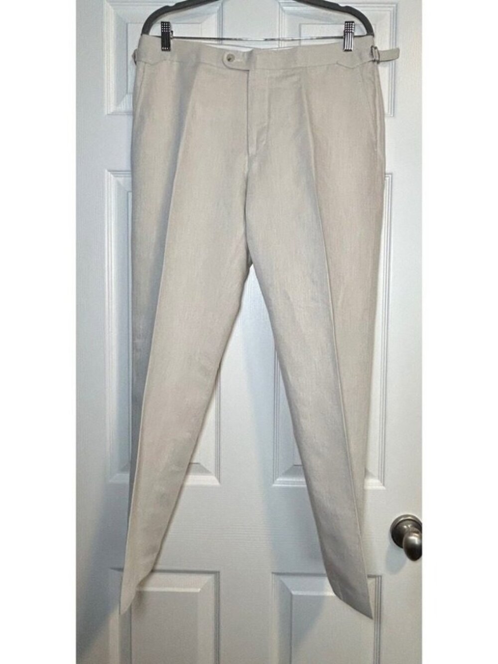 Suitsupply Sand Linen Cotton Slim Brescia 34